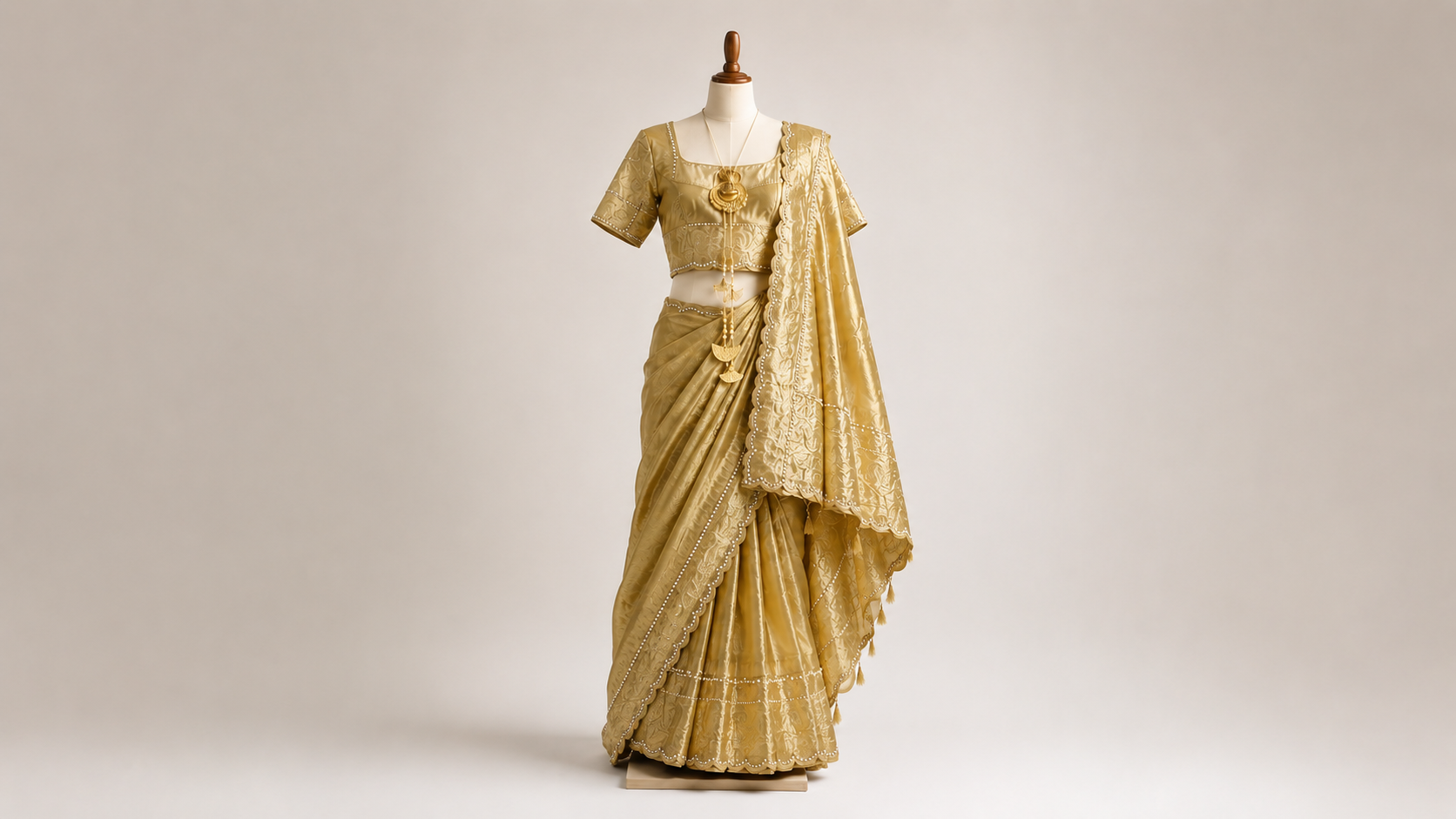 Gold Tissue Silk Saree